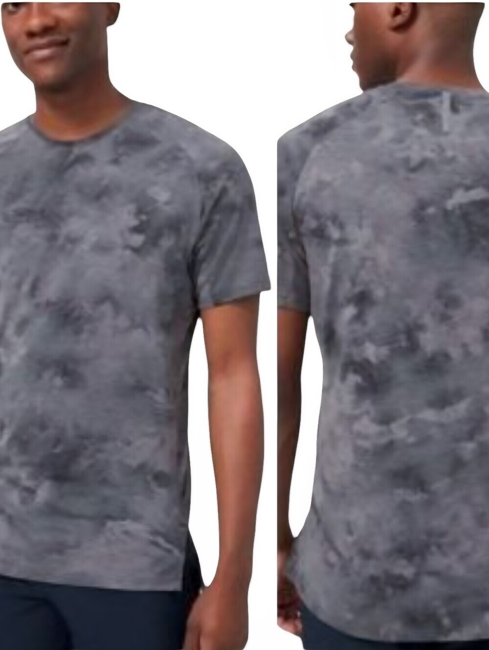 Lululemon Always Agile Short Sleeve "Better Everyday" Edition Grey/Black Size M